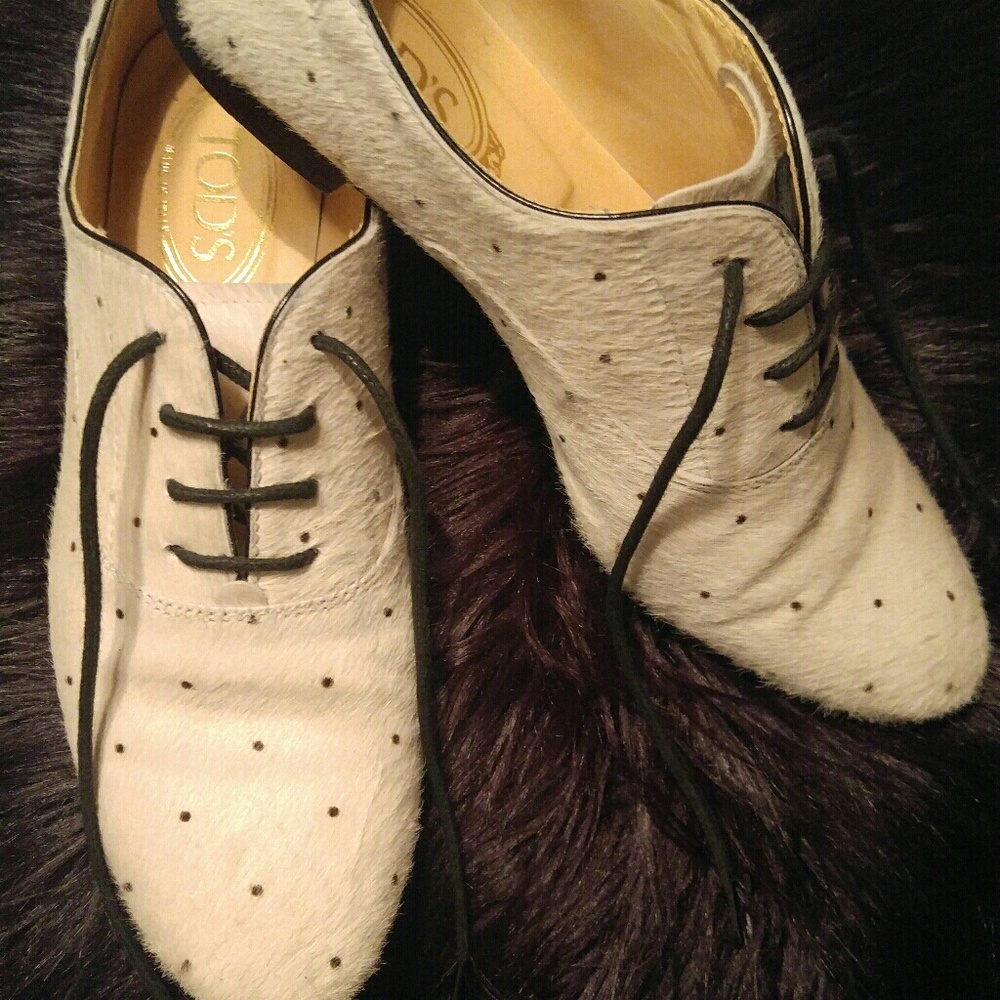 Tod's "PonySkin" Polka dot